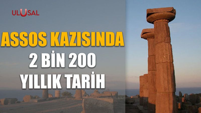 Assos kazısında 2 bin 200 yıllık tarih